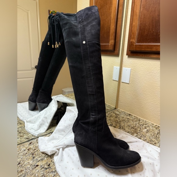 Fairfax and Favor Brompton Suede Over The Knee Boots New in size 10 - Picture 2 of 8